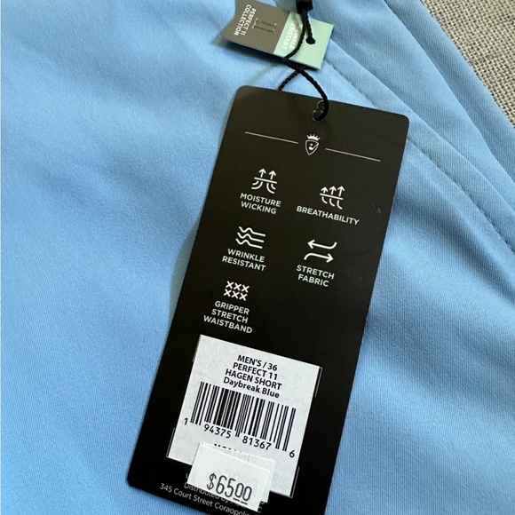 Walter Hagen Perfect 11 Blue Golf Shorts - Picture 4 of 9